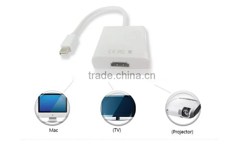 1080P/Premium Mini Display Port DP to HD Convertor For Mac/tv/projector/