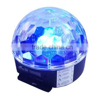 Professional Saving Energy RGBWYP 6PCS 3W Crystal Hanging Plastic LED Garden Ball Light