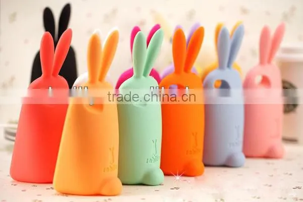 New Arrive 2013 Rubbit Ear Mobile Silicone Phone Case