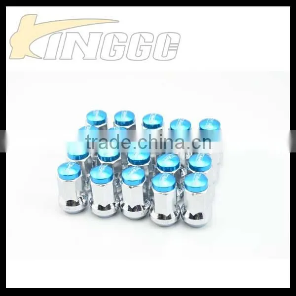 Auto 35mm Iron Wheel Racing max guard colored Lug Nuts 20pcs/set For Car