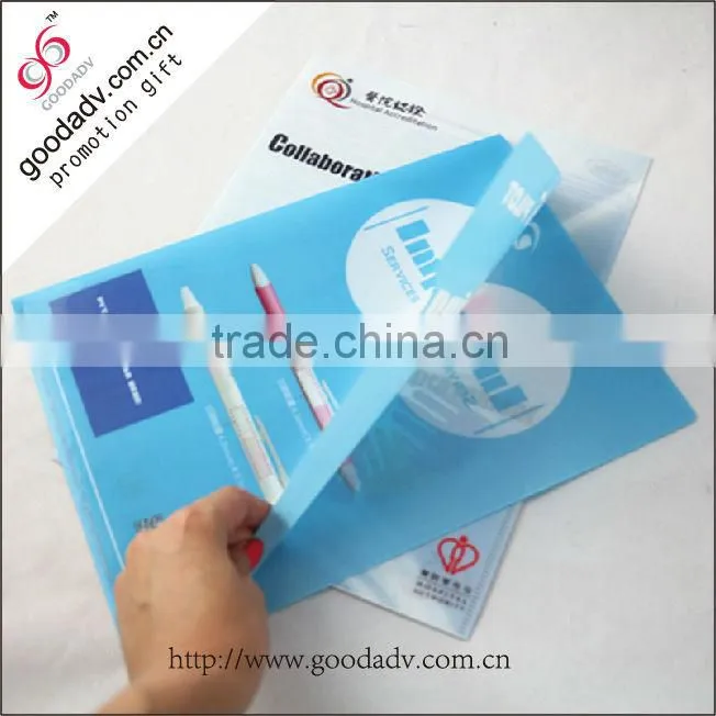 Guangzhou factory supplies office gifts plastic folders