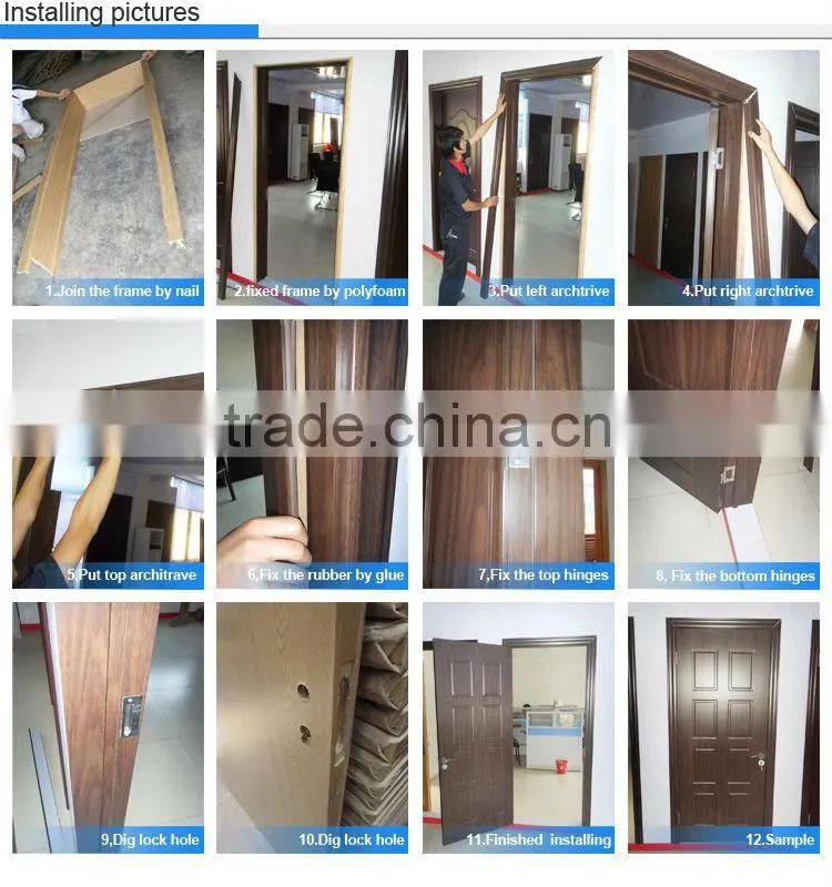 Retailor wholasaler Price Free Shipping classic Melamine Board for apartment home Inetrior Door