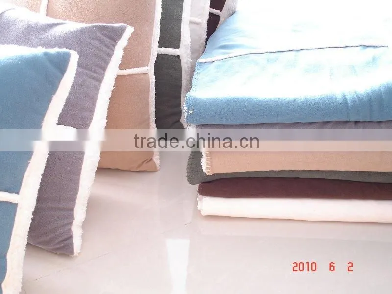 Polar fleece sofa blanket