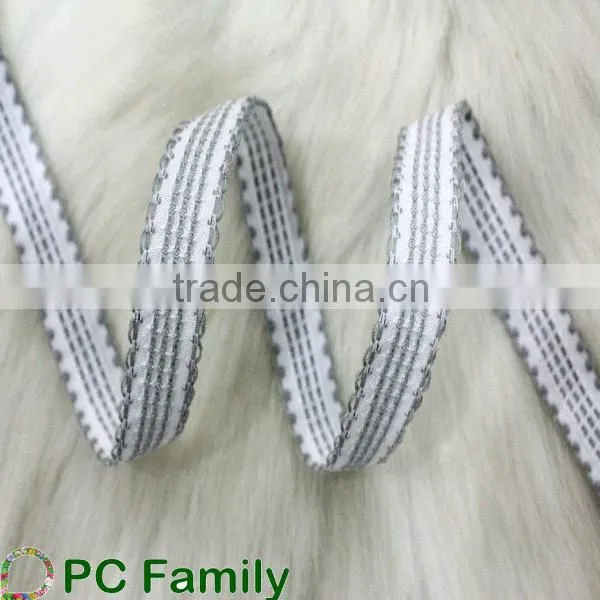 18mm custom made plain embroidered ribbon
