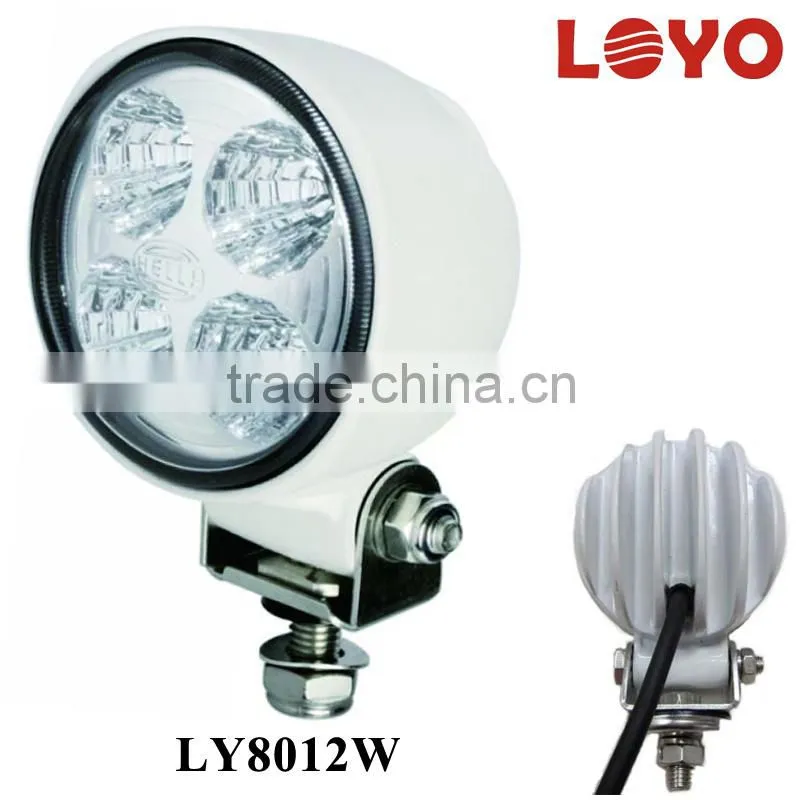 4*3W led truck light offroad IP67 12W White LED Work Light