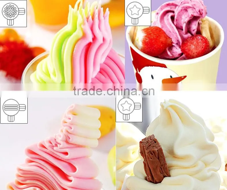 Hot Sell Soft Ice Cream Machine/ 3 Flavor Table Top Commercial Soft Ice Cream Machine for sale