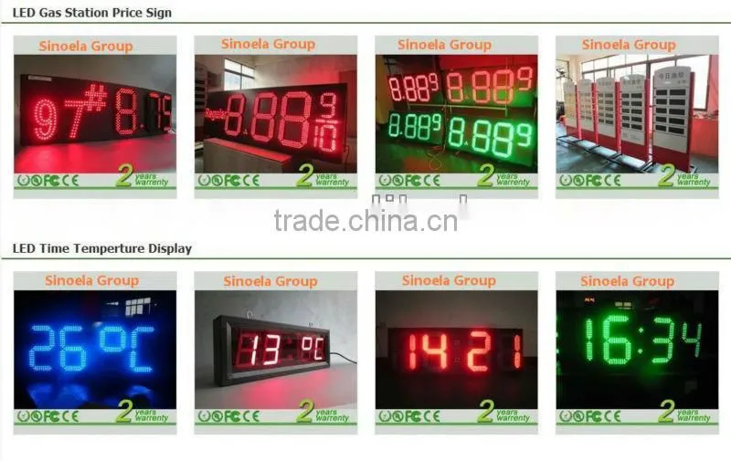 Canada---Programmable DIP moving message panel red outdoor p16/p20/p12/p10 single color led sign display screen board