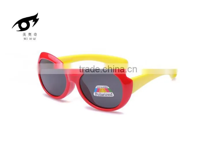 New product small apples children soft silicone material polarized sunglasses