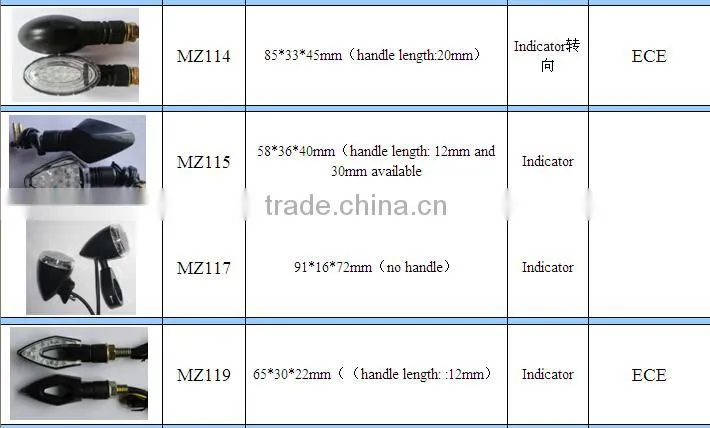 High performance YZF R15 12V motorcycle LED tail light