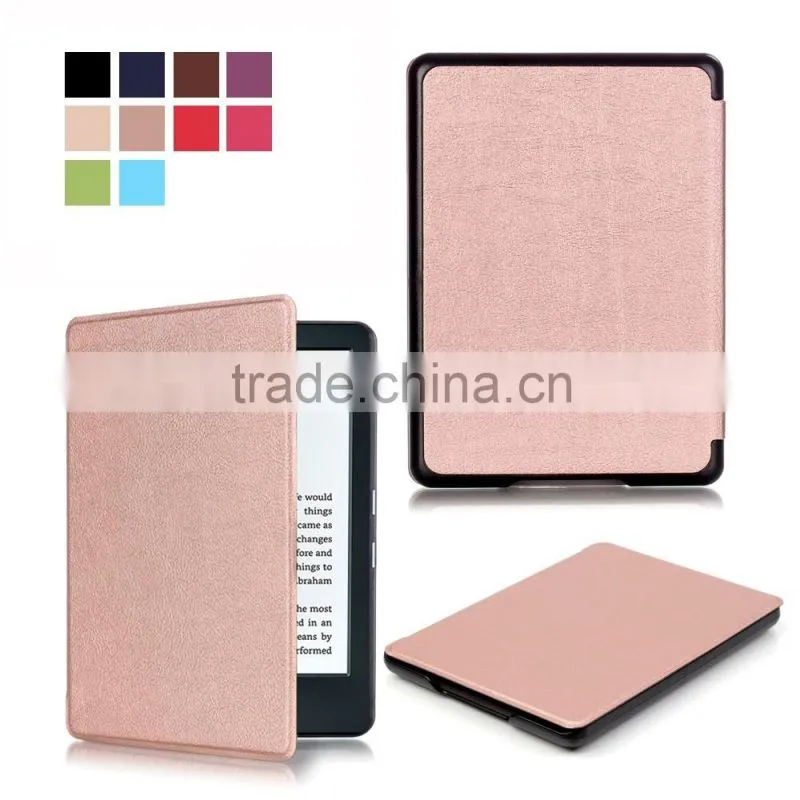 Top Selling In Alibaba Flip PU Leather Tablet Case For Amazon New Kindle 2016