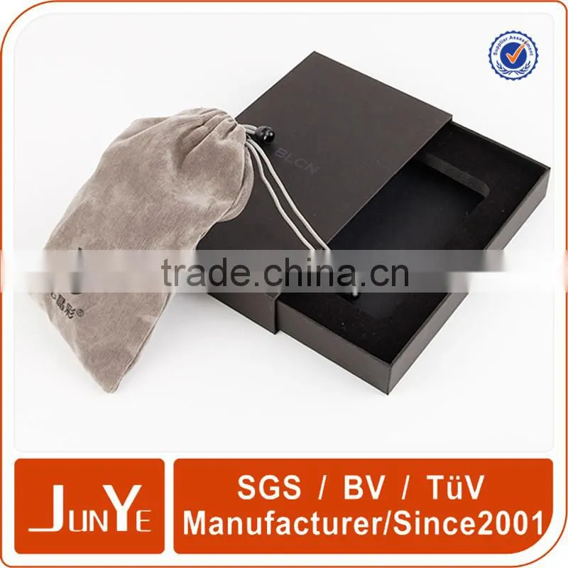 company name printing paper gift box with transparent window