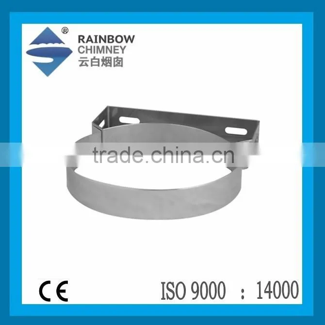 CE Chimney stainless steel flue pipe accessories stove wall bracket flue pipe fittings flue kits