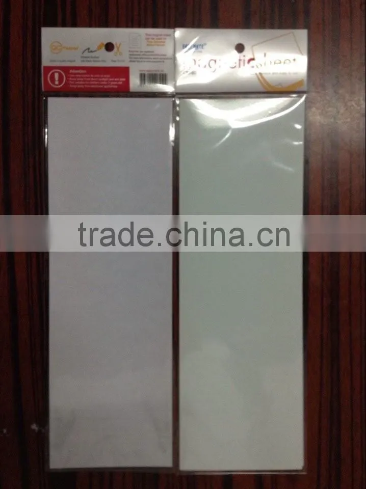 pp colorful magnet sheet/magnetic label /magnetic tag , can be write on and wipe off