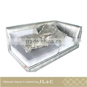 JS14-20 2 seat armless sofa set in living room from JL&C luxury home furniture New sofa designs 2016 (China supplier)