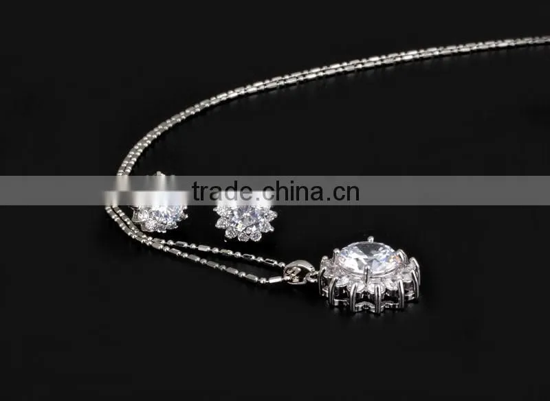 US Platinum Jewelry Hight Quality Cubic Zirconia Stones Low Price Jewelry Made In Turkey