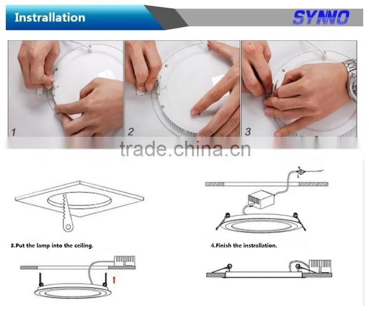 6w LED Reform Ceiling Disk Plate Lamps Board LED Reform Panel Board Lamps