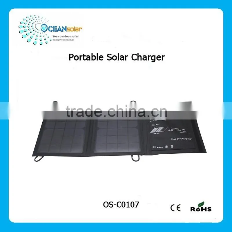 Low price 7W 5V portable solar panel charger