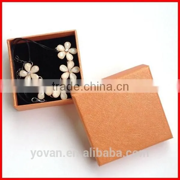 Square Cardboard Gift Boxes for Packing Necklace Custom Wholesale