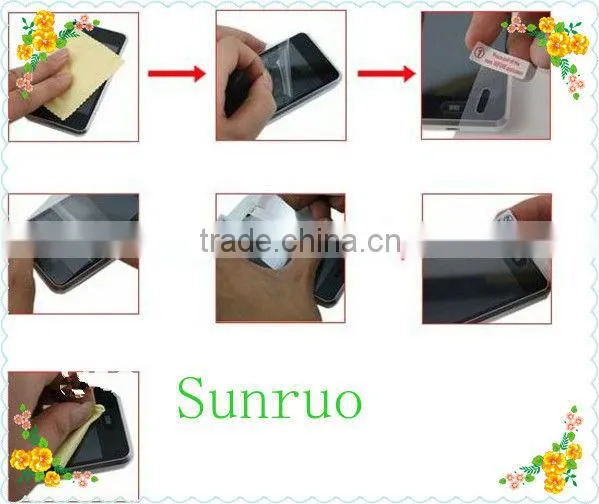 Anti-scratch pet screen protectors for iPhone 5 oem/odm(High Clear)