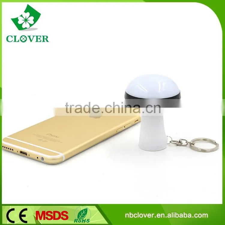 Advertising promotions plastic 5 led mushroom light