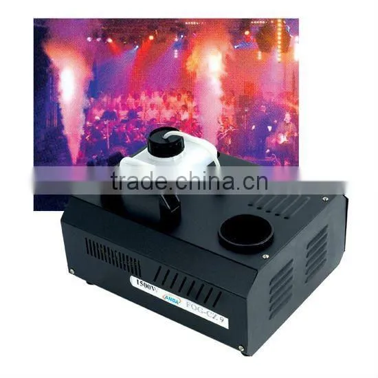 up-spraying fog machine
