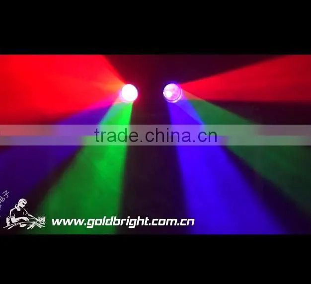 3w dual moon flower dmx dj club light stage sharp beam light
