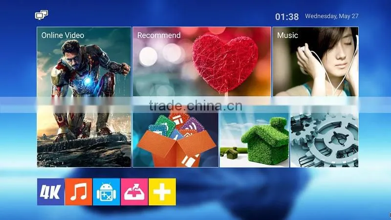 H.265 S905 4K, Android tv boxquad core, 4k, better than s805 M12 smart tv box