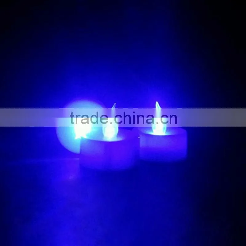 Blue Color LED candle with moving flame
