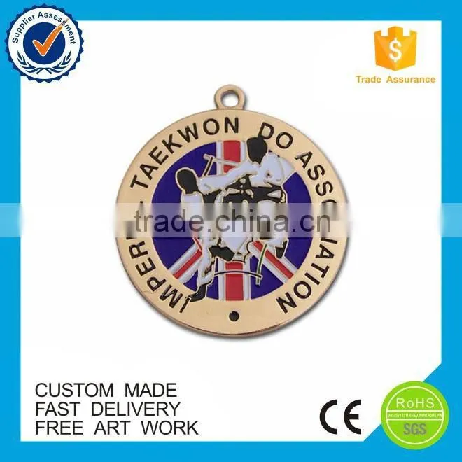Promotional Taekwondo metal sport souvenir custom medal