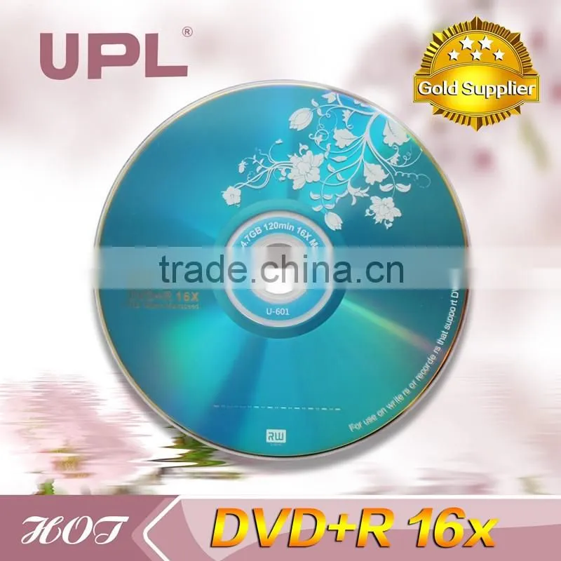 2016 best sale dvd+r blank dvd+r in 50pcs cake box