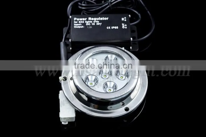 18w Stainless Steel LED Aquarium Light For Marine Use Pool Light For Barge