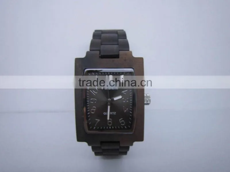 2014 waterproof wood watches origianal import raw material wood men watches