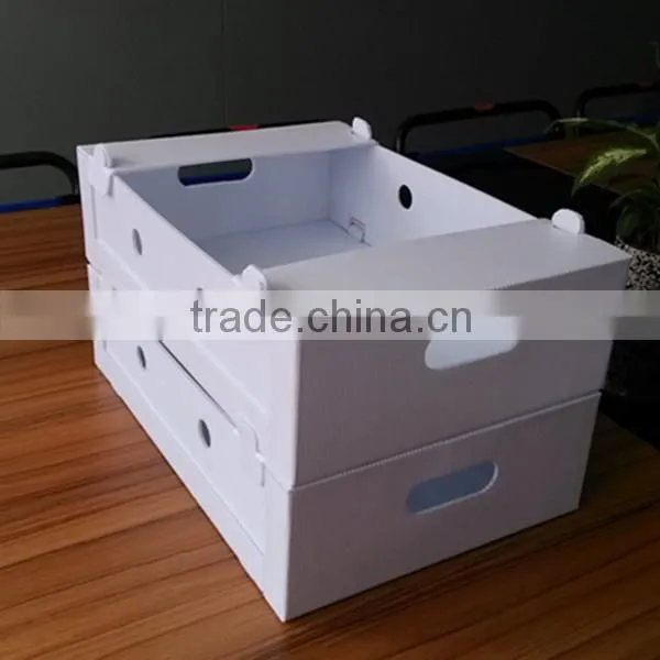 Storage Packaging Collapsible Plastic Fruit Crate