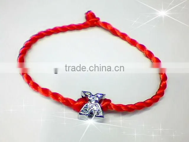 Diy initial bracelet bracelet silk cord bracelet(ZCB1039)