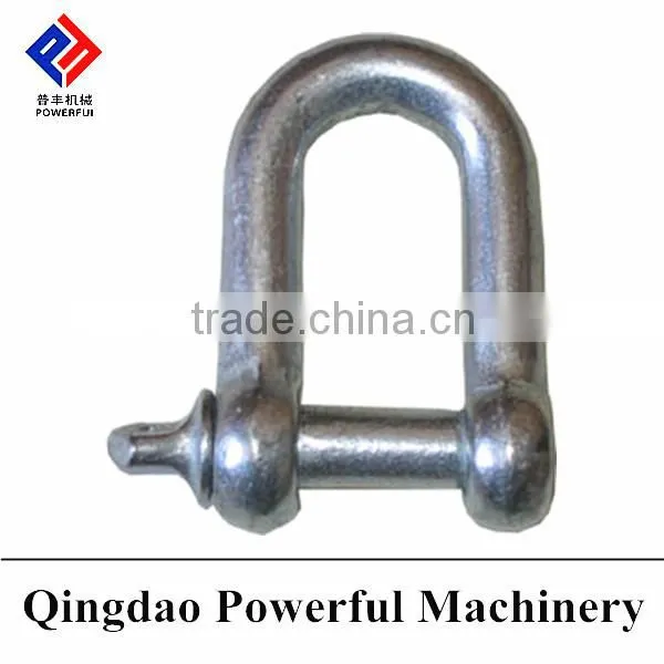 EUROPEAN TYPE STAINLESS STEEL SHACKLE DEE TYPE