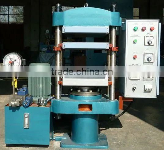 Hydraulic plate rubber machine for Lab.