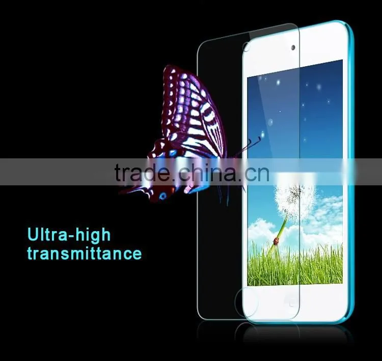0.26mm 3d curved smart touch tempered glass screen protector for iPod touch 5