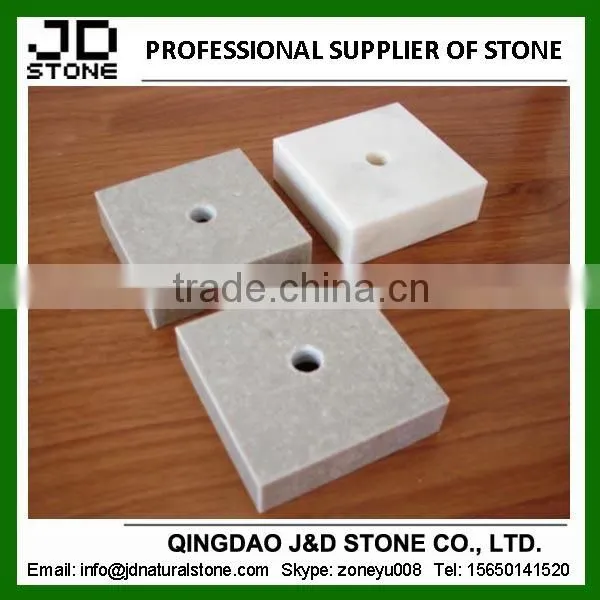 black trophy base/ white marble bases/ trophy pedestal