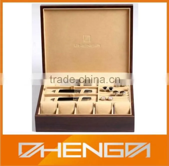 Best Sell factory custom wooden watch boxes for gift (ZDS-F251)