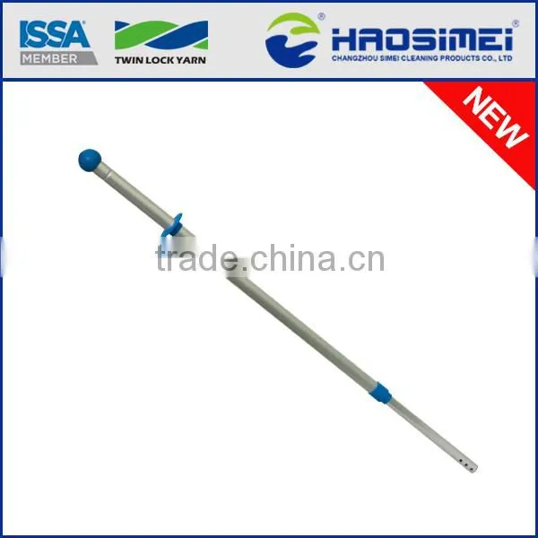 Aluminum telescopic spin mop handle