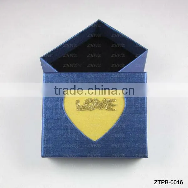 Wholesale Gold Love Heart Jewlery Gift Box ZTPB-0012