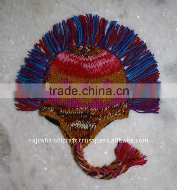 Knitted Mohawk Hat