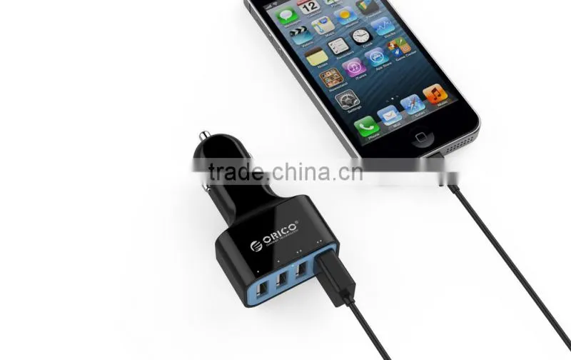 Car charger usb mp3 player fast charging 3 port 5.1a 4 port car charger