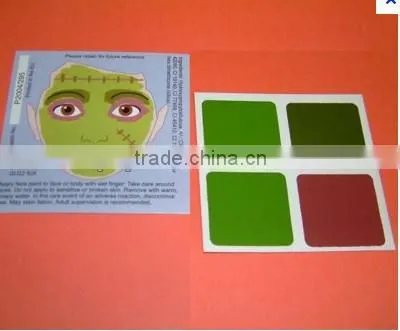 Hot sale promotional fan face paint cards,Easy portable flag face paint card