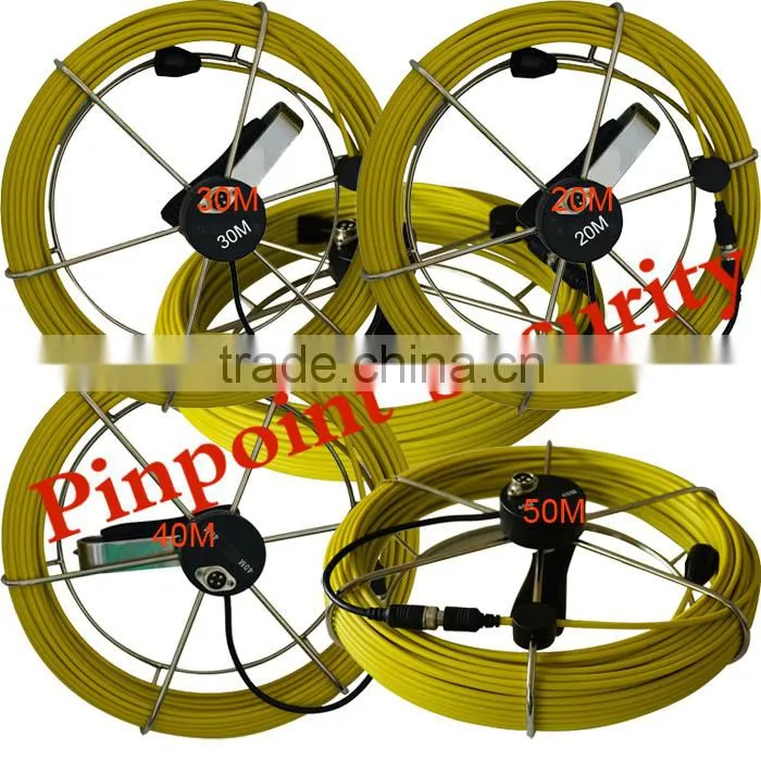 20M Cable Waterproof CCTV Pipe Inspection Camera System with DVR Function