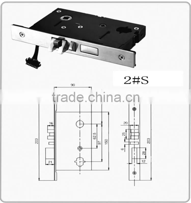 swipe key card door lock