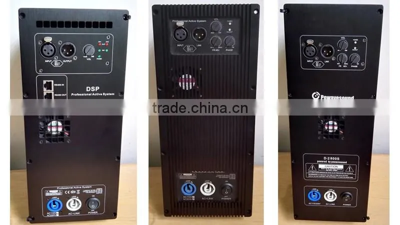 D-2800S powavesound active subwoofer power amplifier 800W + 800W powered subwoofer amplifier module
