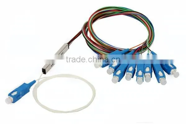 SC 1x2 1x4 1x8 1x16 Fiber Optic PLC Splitter Coupler