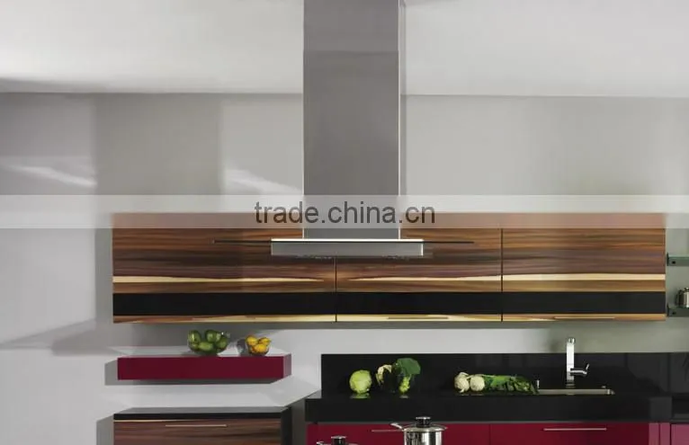 high gloss red kitchen cabinet for small Mini kitchens