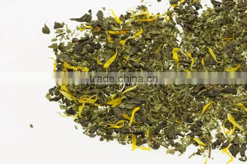 Newly Sale Rooibos Tea with Marigold Flower Strings Blended Black Tea